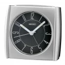 Seiko Zegar Biurkowy Analogowy Prostokątny Szary Podświetlany z Alarmem QHE205S