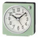 Seiko Zegar Biurkowy Analogowy Prostokątny Zielono-Czarny Podświetlany z Alarmem QHE197M