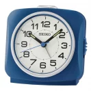 Seiko Zegar Biurkowy Analogowy Prostokątny Niebieski Podświetlany z Alarmem QHE194L