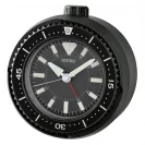 Seiko Zegar Biurkowy Analogowy Okrągły Czarny z Alarmem QHE207K
