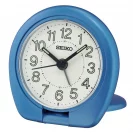 Seiko Zegar Biurkowy Analogowy Okrągły Niebieski z Alarmem QHT018L