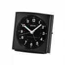 Seiko Zegar Biurkowy Analogowy Kwadratowy Czarny z Alarmem QHR022K