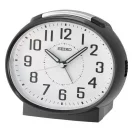 Seiko Zegar Biurkowy Analogowy Okrągły Czarny Podświetlany z Alarmem QHK059K