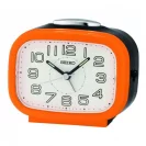 Seiko Zegar Biurkowy Analogowy Kwadratowy Biały Podświetlany z Alarmem QHK060E