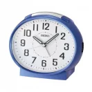 Seiko Zegar Biurkowy Analogowy Okrągły Niebieski Podświetlany z Alarmem QHK059L