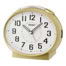Seiko Zegar Biurkowy Analogowy Okrągły Złoty Podświetlany z Alarmem QHK059G