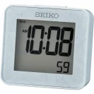 Seiko Zegar Biurkowy Cyfrowy Prostokątny Niebieski z Alarmem i Termometrem QHL097L