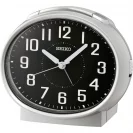 Seiko Zegar Biurkowy Analogowy Okrągły Szary Podświetlany z Alarmem QHK059A