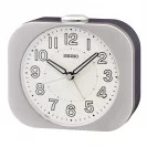 Seiko Zegar Biurkowy Analogowy Kwadratowy Szary z Alarmem QHE206S