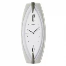 Seiko Zegar Ścienny Analogowy Owalny Szary z Alarmem QXA342D
