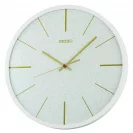 Seiko Zegar Ścienny Analogowy Okrągły Biały Brokatowy QXA828W