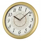 Seiko Zegar Ścienny Okrągły Analogowy Złoty Minimalistyczny QHA018F
