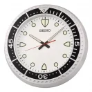 Seiko Zegar Ścienny Analogowy Okrągły Szary Diver QXA849S