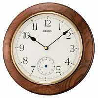 Seiko Zegar Ścienny Analogowy Okrągły Drewniany QXA432B