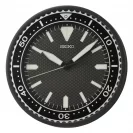 Seiko Zegar Ścienny Analogowy Okrągły Czarny Diver QXA791K