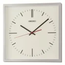 Seiko Zegar Ścienny Analogowy Kwadratowy Srebrny Klasyczny QXA868A
