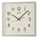 Seiko Zegar Ścienny Analogowy Kwadratowy Srebrny Klasyczny QXA868S