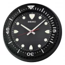 Seiko Zegar Ścienny Analogowy Okrągły Czarny Diver QXA849K