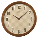 Seiko Zegar Ścienny Analogowy Okrągły Brązowy Minimalistyczny QXA854B
