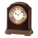 Seiko Zegar Kominkowy Analogowy Drewniany Brązowy Złota Tarcza QXE018B