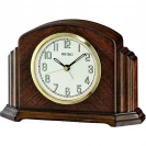 Seiko Zegar Kominkowy Analogowy Drewniany Brązowy Art Deco QXE043B