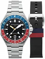 Spinnaker Dumas GMT Cobalt Crimson Automatic Date Set SP-5119-44