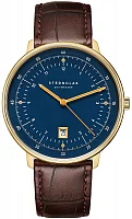Sternglas Hamburg Quartz Date Dark Blue Gold S01-HH07-HE01