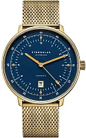 Sternglas Hamburg Automatic Edition Marine Dark Blue Gold Mesh S02-HHM07-MI05