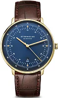 Sternglas Hamburg Quartz Date Limited Edition Marine Brown Strap S01-HHM07-HE01