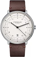 Sternglas Hamburg Quartz Date Silver Dial S01-HH10-VI11