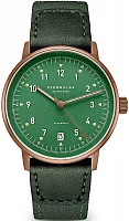 Sternglas Lumatik Automatic Date Green Dial Green Nylon Strap Edition Bronze S02-LMR19-NY07