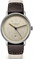 Sternglas Lumatik Automatic Date Sand Dial Beige Nylon Strap S02-LM26-NY06