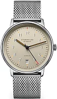 Sternglas Lumatik Automatic Date Sand Dial Steel Mesh S02-LM26-MI04