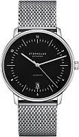 Sternglas Naos Automatic Date Black Dial Mesh S02-NA53-MI04