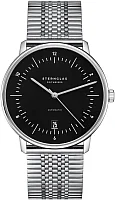 Sternglas Naos Automatic Date Black Dial SuperSlim Bracelet S02-NA53-ME08