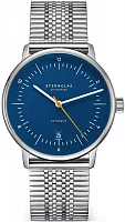 Sternglas Naos Automatic Date Blue Dial S02-NA45-ME08