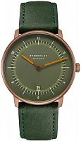 Sternglas Naos Edition 1905 Green Dial Green Leather Strap S01-NAT35-MO26