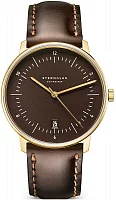 Sternglas Naos Edition Heritage Espresso Dial Brown Leather Strap S01-NAE21-BR01
