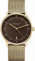 Sternglas Naos Edition Heritage Espresso Dial Yellow Gold PVD Bracelet S01-NAE21-MI05