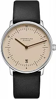 Sternglas Naos Quartz Date Sand Dial Premium Black Strap S01-NA54-PR07