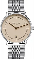 Sternglas Naos Quartz Date Sand Dial SuperSlim Bracelet S01-NA54-ME08