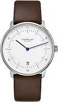 Sternglas Naos Quartz Date White Dial S01-NA44-PR04
