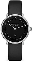 Sternglas Naos XS Quartz Date Black Dial Black Leather Strap S01-ND53-KL05