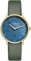 Sternglas Naos XS Quartz Date Mother of Pearl Dial Yellow Gold PVD S01-NDP07-KL09