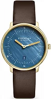 Sternglas Naos XS Quartz Date Mother of Pearl Dial Yellow Gold PVD S01-NDP07-KL18