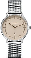 Sternglas Naos XS Quartz Date Sand Dial Mesh S01-ND54-MI01