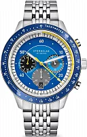 Sternglas Tachymeter 2.0 Meca-Quartz Chrono Dark Blue Dial Rice of Breads Bracelet S01-TM06-ME14