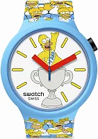 Swatch Big Bold x The Simpsons BEST. DAD. EVER. SB05Z100