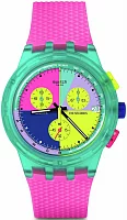 Swatch Chrono NEON FLASH ARROW SUSG408