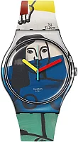 Swatch New Gent Art Journey Two Women Holding Flowers by Fernand Leger SUOZ363